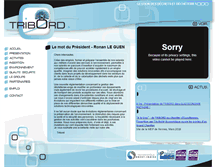 Tablet Screenshot of e-tribord.com